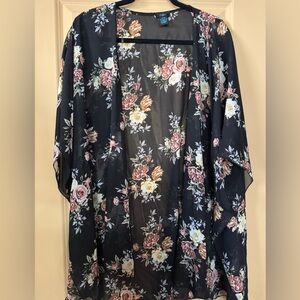 Rue 21 floral sheer cover up